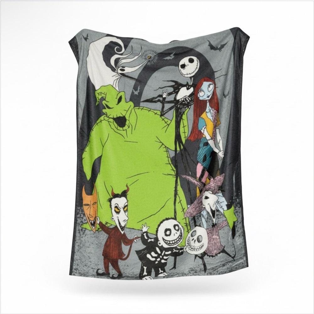 Disney Nightmare Before Christmas Throw Blanket NWT